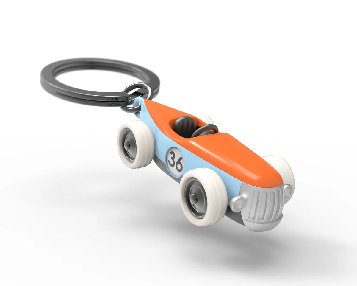 Vintage Racer Keychain