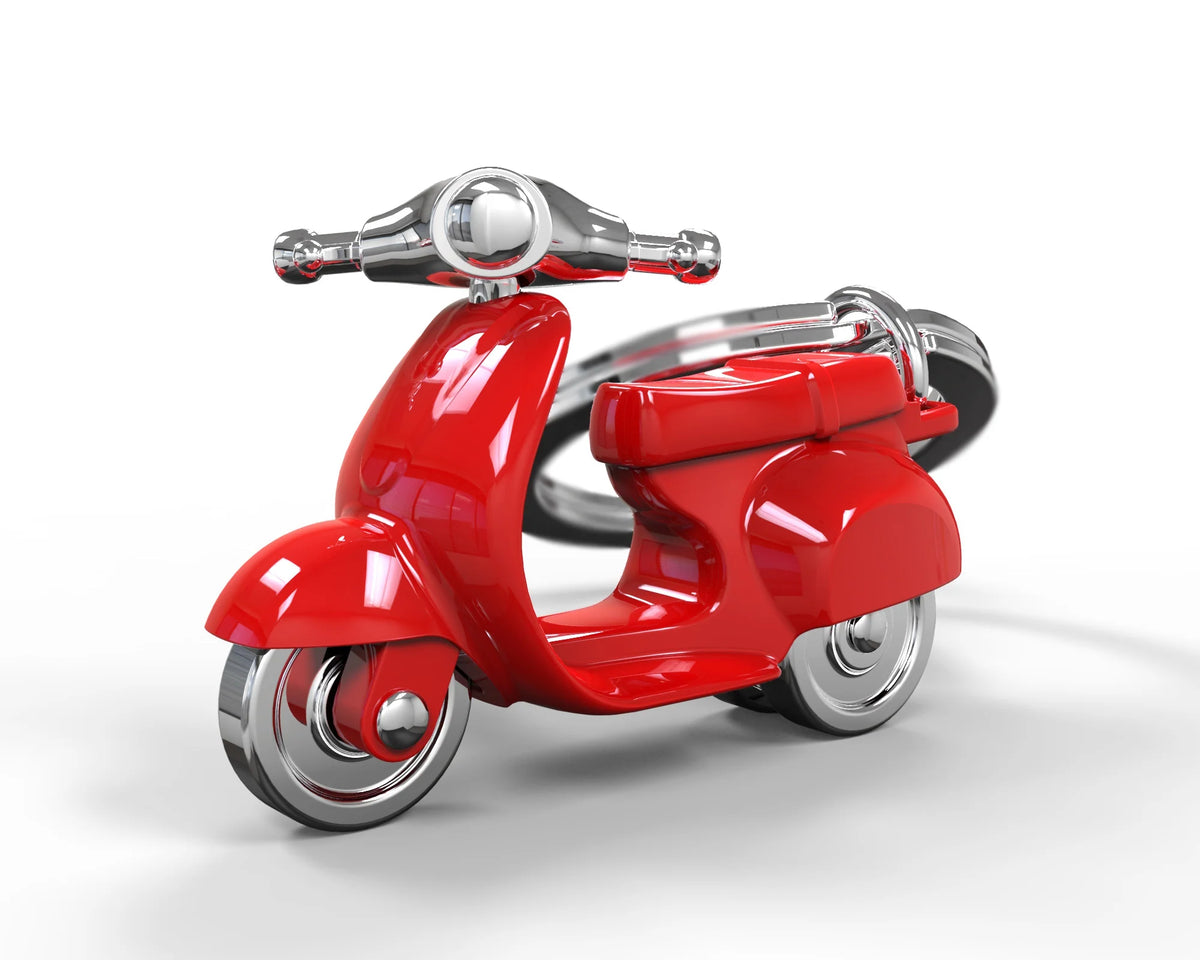 Scooter Red Keychain