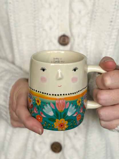 Folk Lady Mug