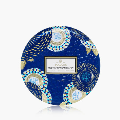 Mediterranean Lemon 3 Wick Tin