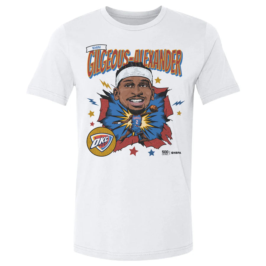 SGA Oklahoma City Thunder Caricature Tee - White