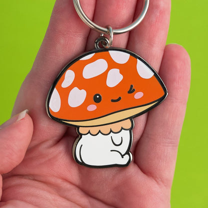 Mushroom Keychain