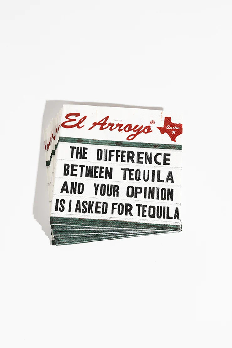 Tequila Opinion Cocktail Napkins