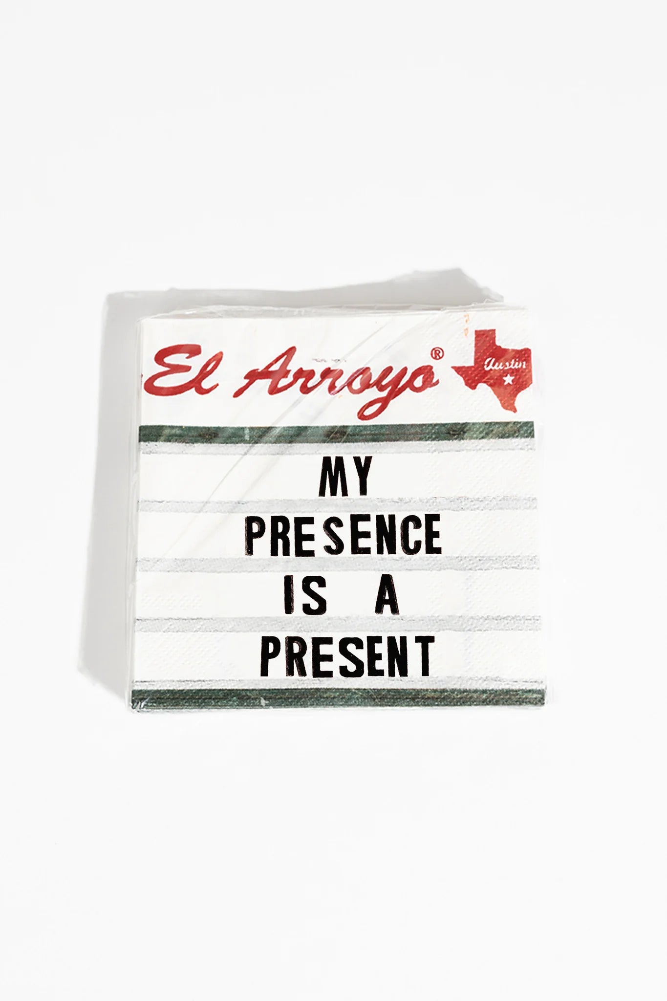 My Presence is a Present Cocktail Napkins