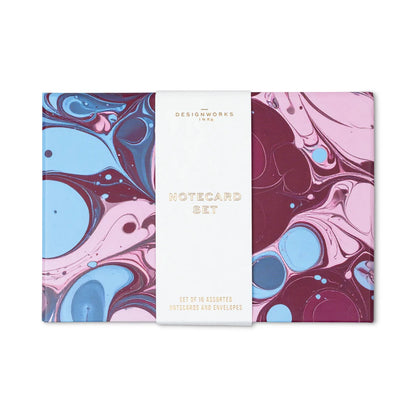 Boxed Marble Notecard Set
