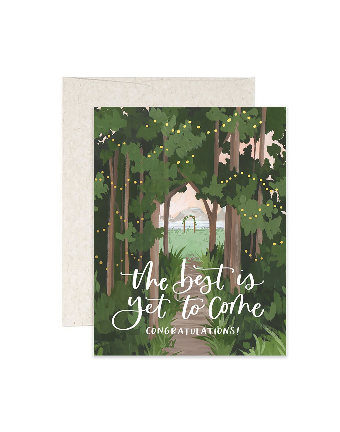 Wedding Woods Greeting Card