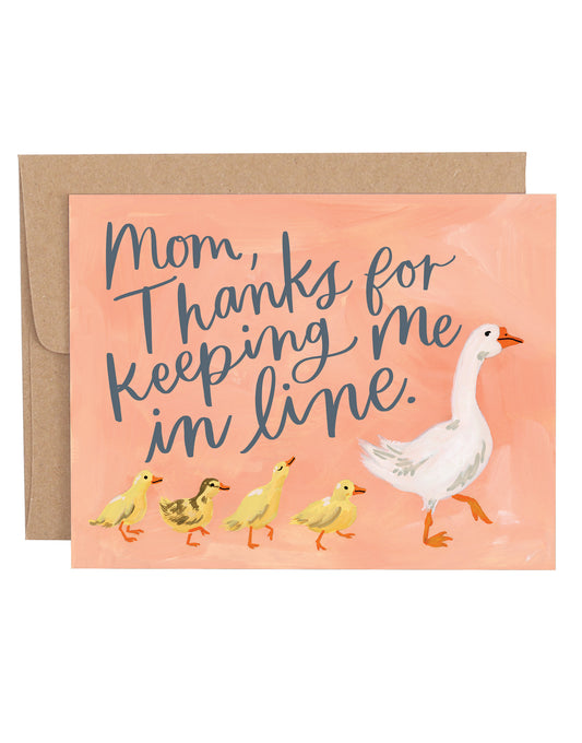 Mother's Day Duck Greeting Card