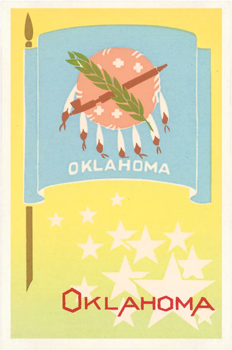 Oklahoma State Flag Magnet