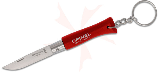 No.04 Stainless Steel Folding Knife - Red