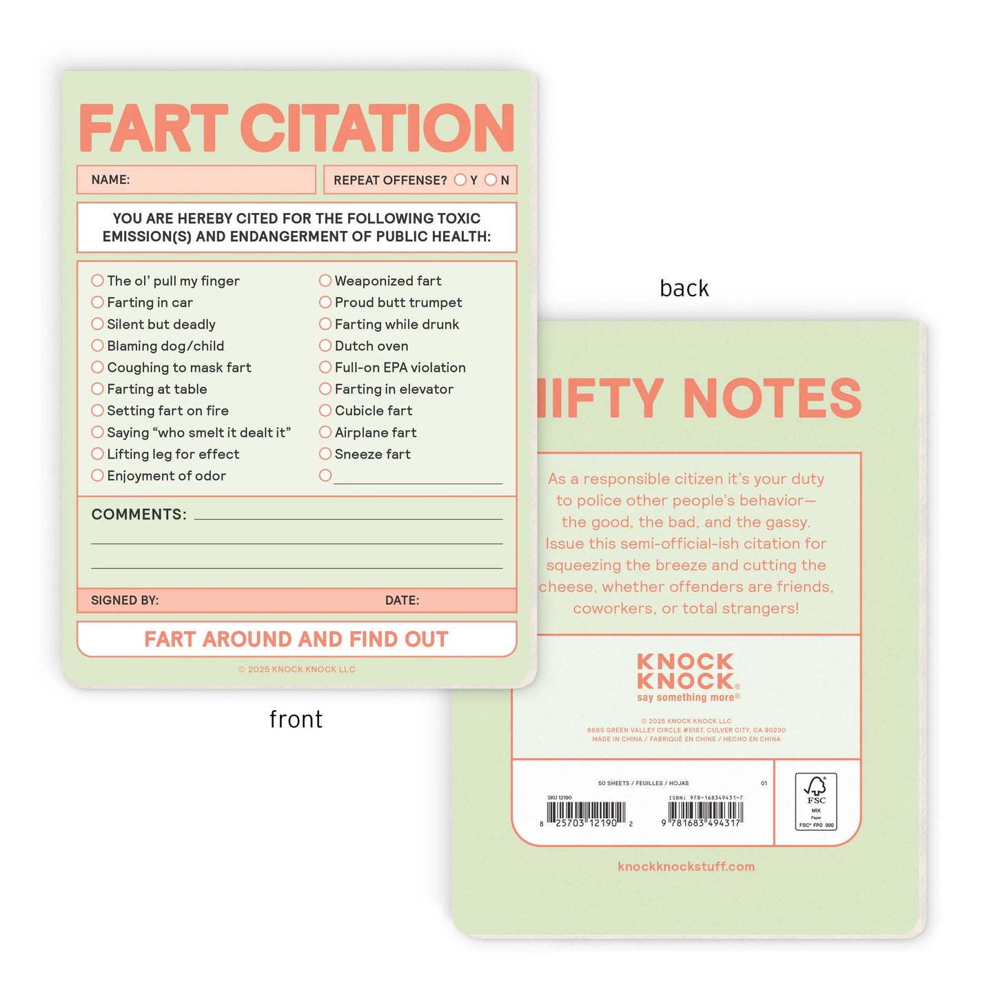 Nifty Note: Fart Citation