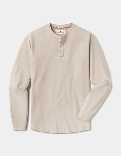 Puremeso Everyday Henley - Pumice