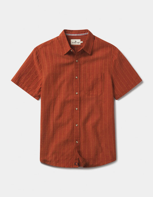 Freshwater Button Up Shirt - Oasis Dark Ginger