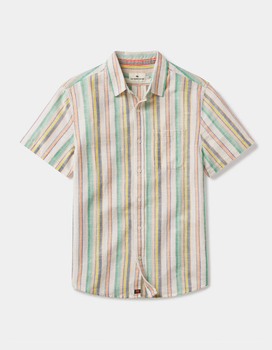 Freshwater Button Up Shirt - Sherbet Stripe