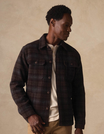 Brightside Flannel Lined Jacket - Brown Plaid
