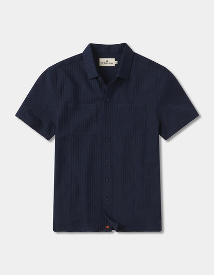 Knit Getaway Button Up - Navy