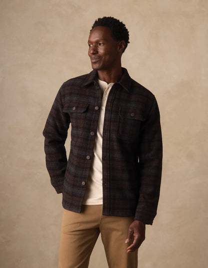 Brightside Flannel Lined Jacket - Brown Plaid