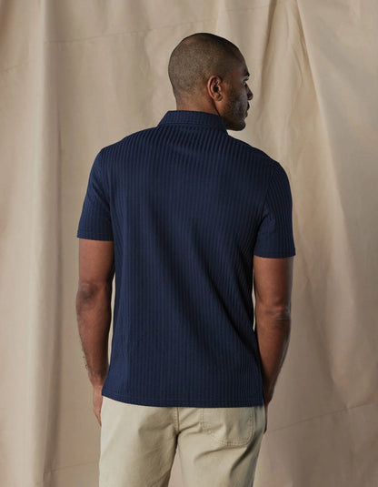 Knit Getaway Button Up - Navy