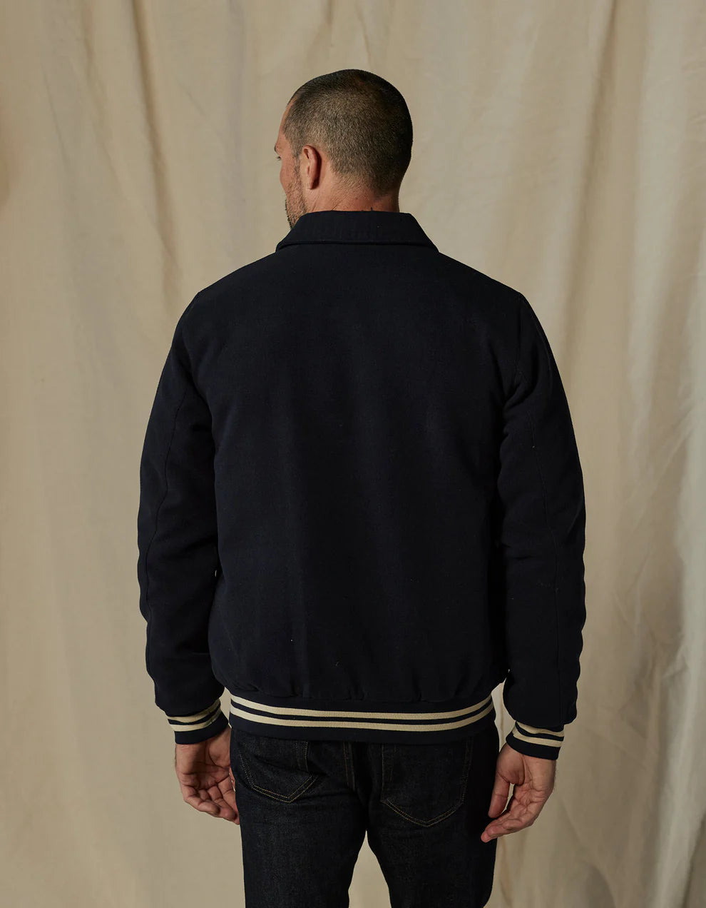 Birdie Varsity Jacket - Navy