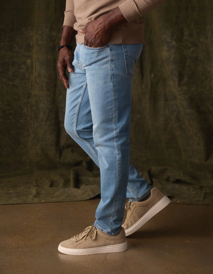 Comfort Terry Jean - Medium Wash