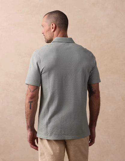 Knit Getaway Button Up - Juniper