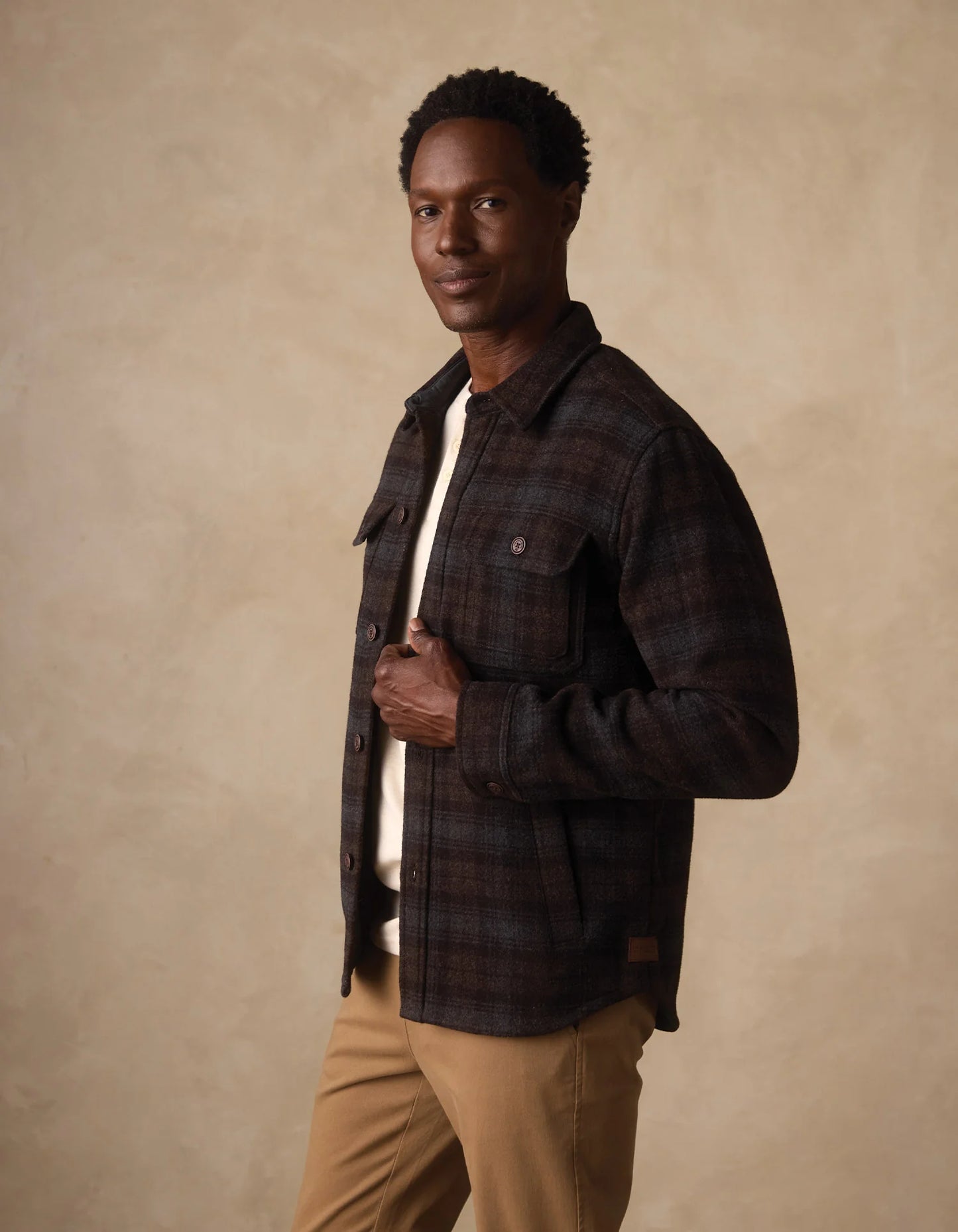 Brightside Flannel Lined Jacket - Brown Plaid