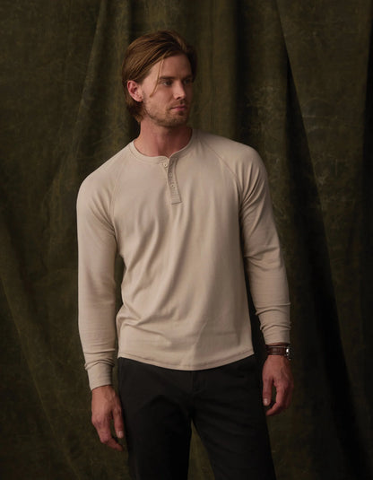 Puremeso Everyday Henley - Pumice
