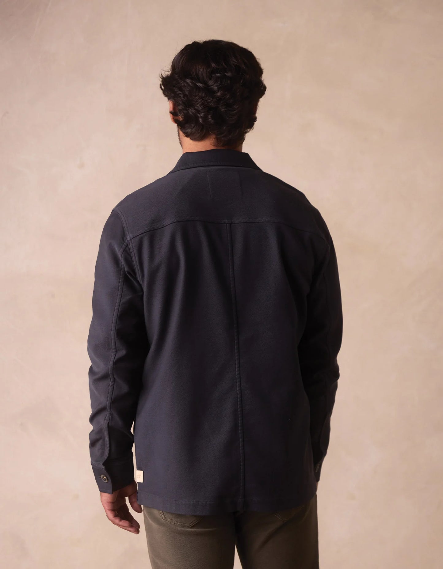 Comfort Terry Chore Coat - Navy
