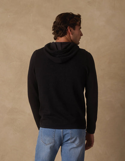Jimmy Sweater Essential Hoodie - Black