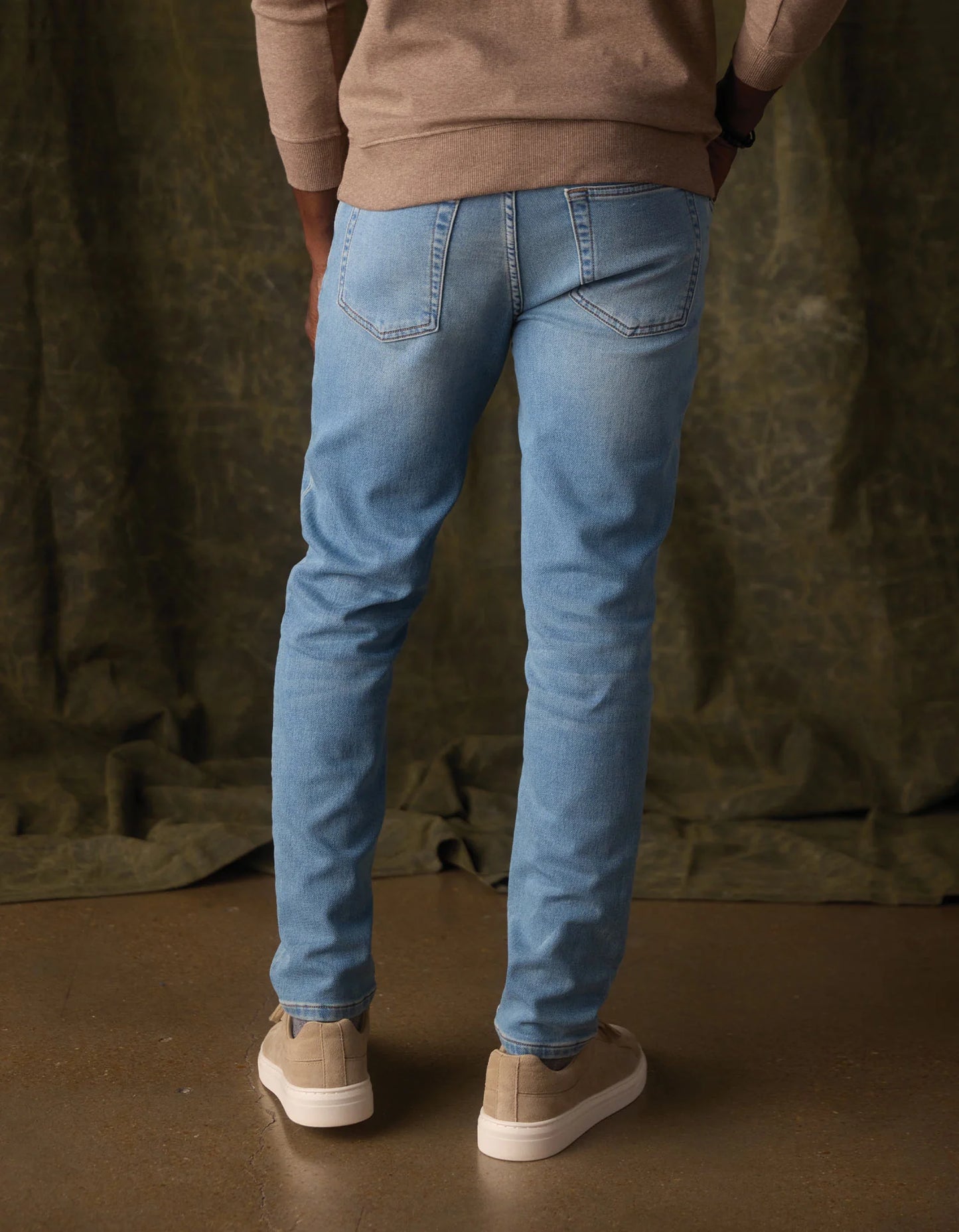 Comfort Terry Jean - Medium Wash