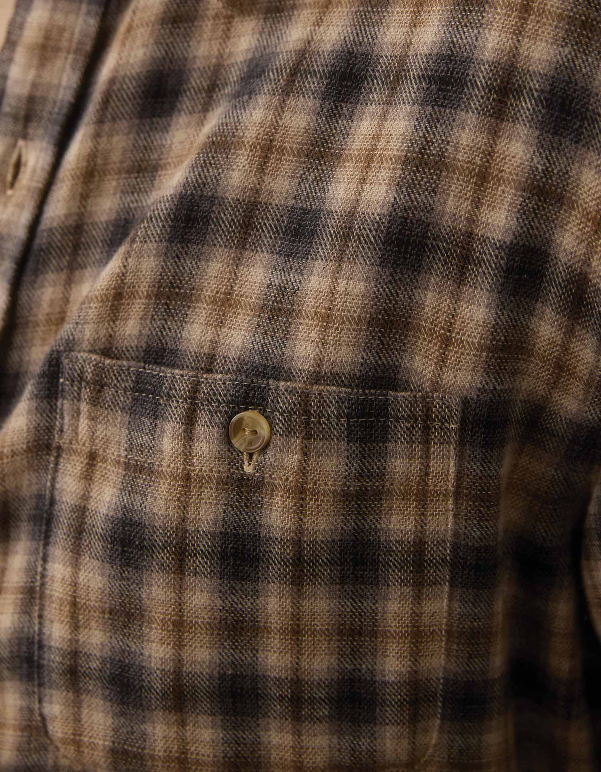 Hudson Double Brushed Flannel - Toasted Chestnut Plaid