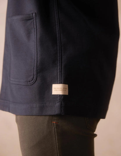 Comfort Terry Chore Coat - Navy