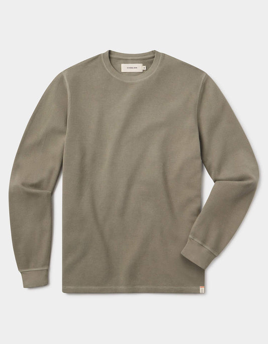 Vintage Thermal Crew - Moss