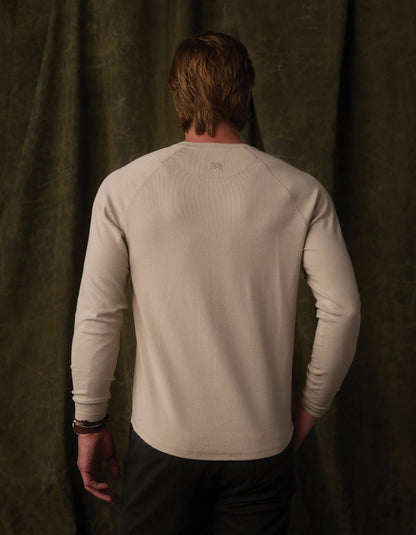 Puremeso Everyday Henley - Pumice