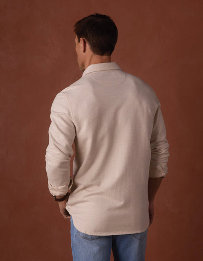 Textured Knit Shirt - Birch