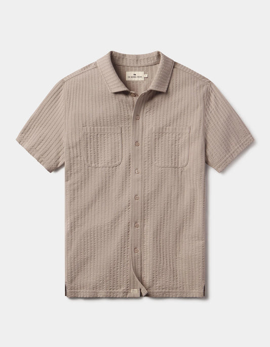 Knit Getaway Button Up - Taupe
