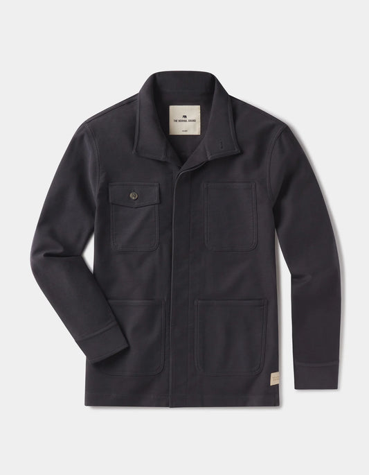 Comfort Terry Chore Coat - Navy