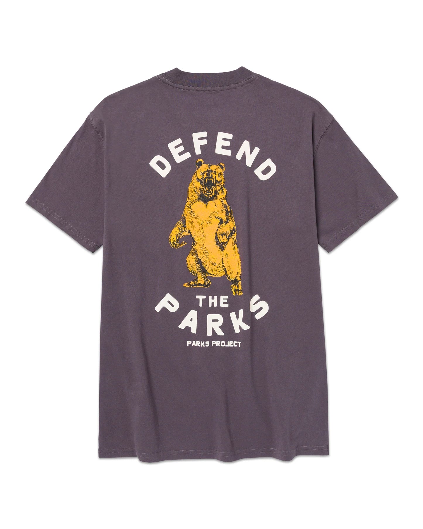Defend the Parks Bear Pocket Tee - Graphite
