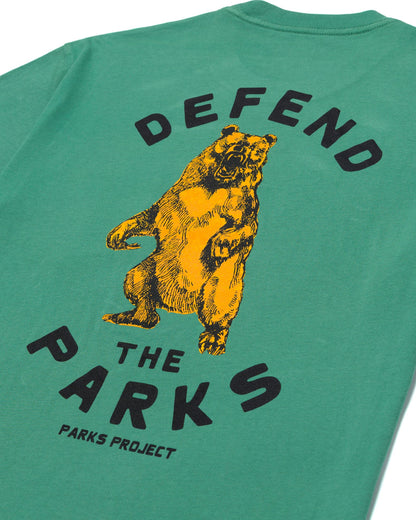 Defend the Parks Bear Pocket Tee - Sage