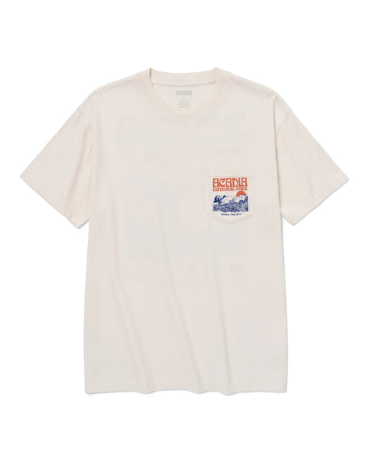 Acadia Puff Print Pocket Tee