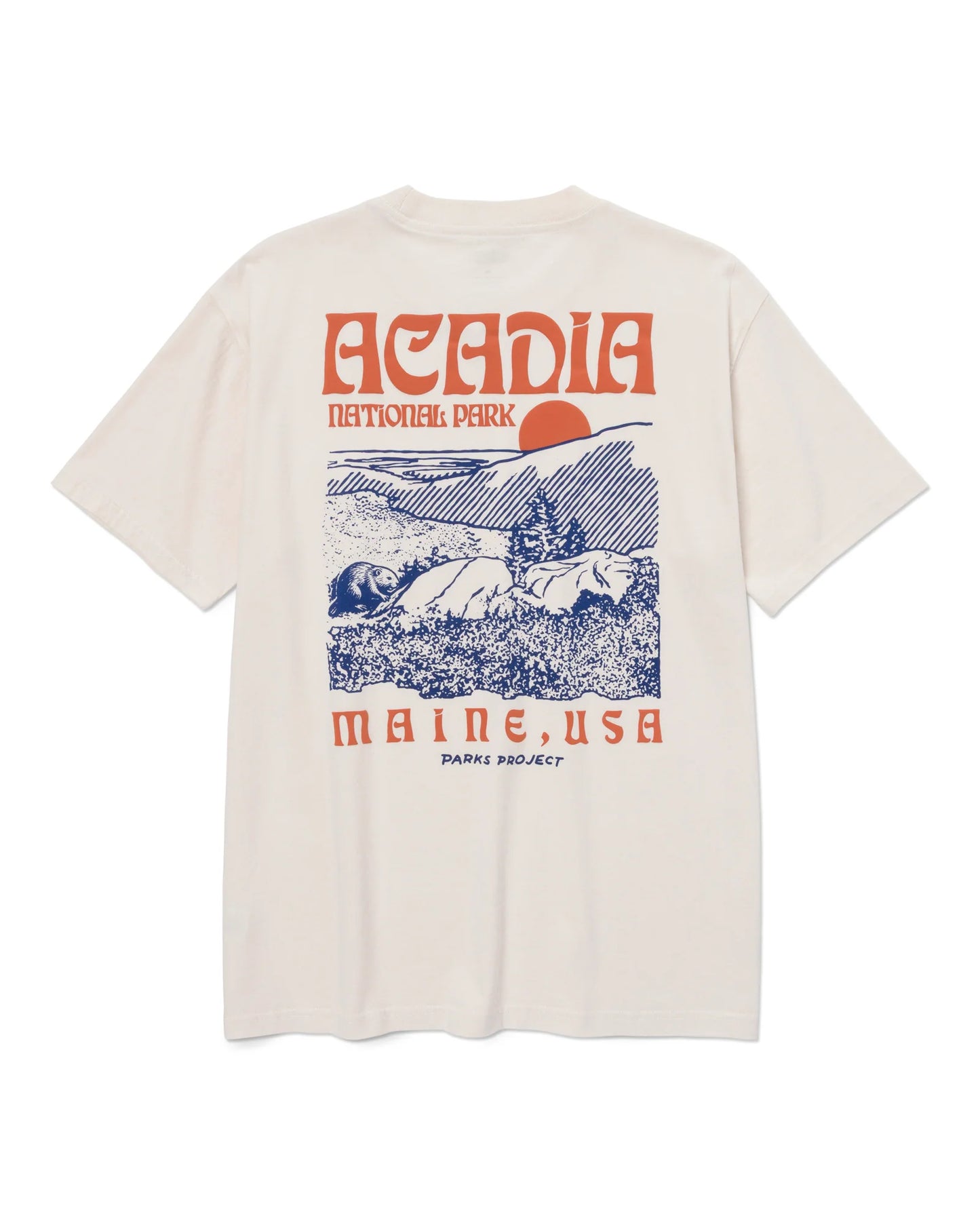 Acadia Puff Print Pocket Tee