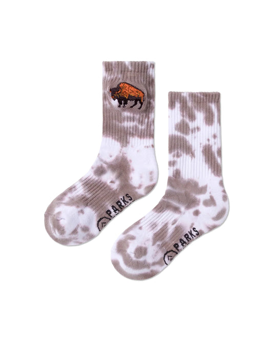 Bison Tie Dye Sock - MD/LG