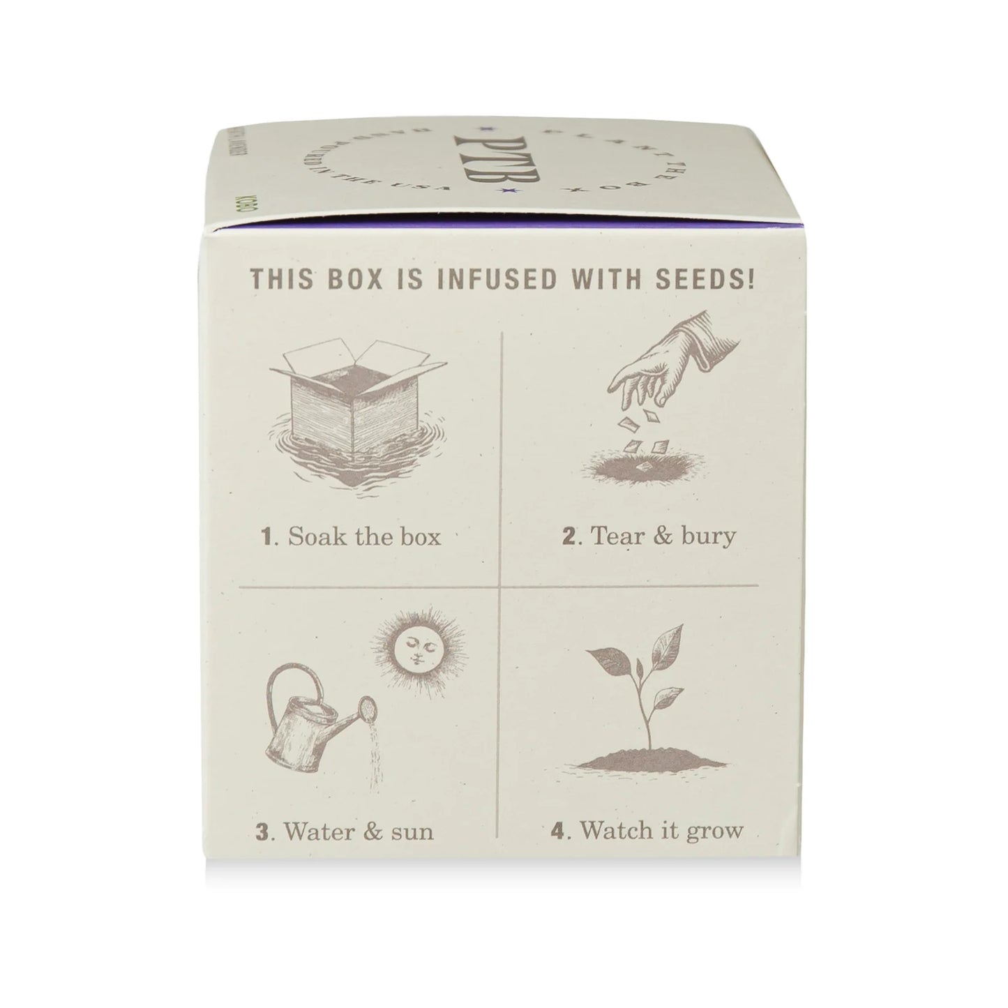 Plant The Box Candle - Heath Lavender