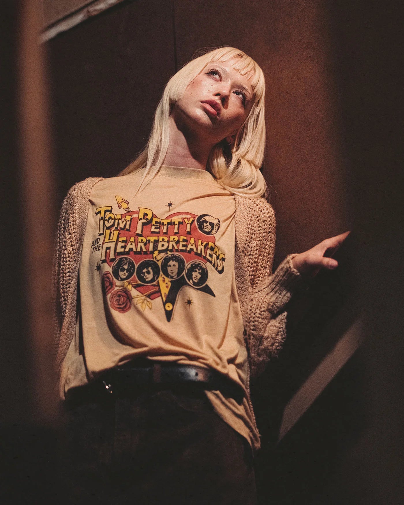 Women's Tom Petty Vintage Tee - Camel