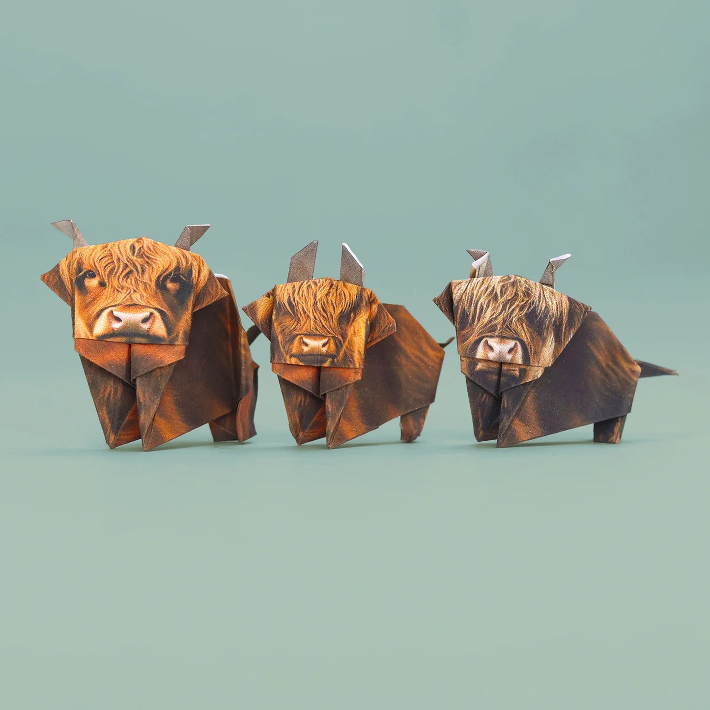 Paper Highland Cows
