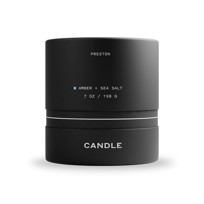 Candle - Amber & Sea Salt 7oz