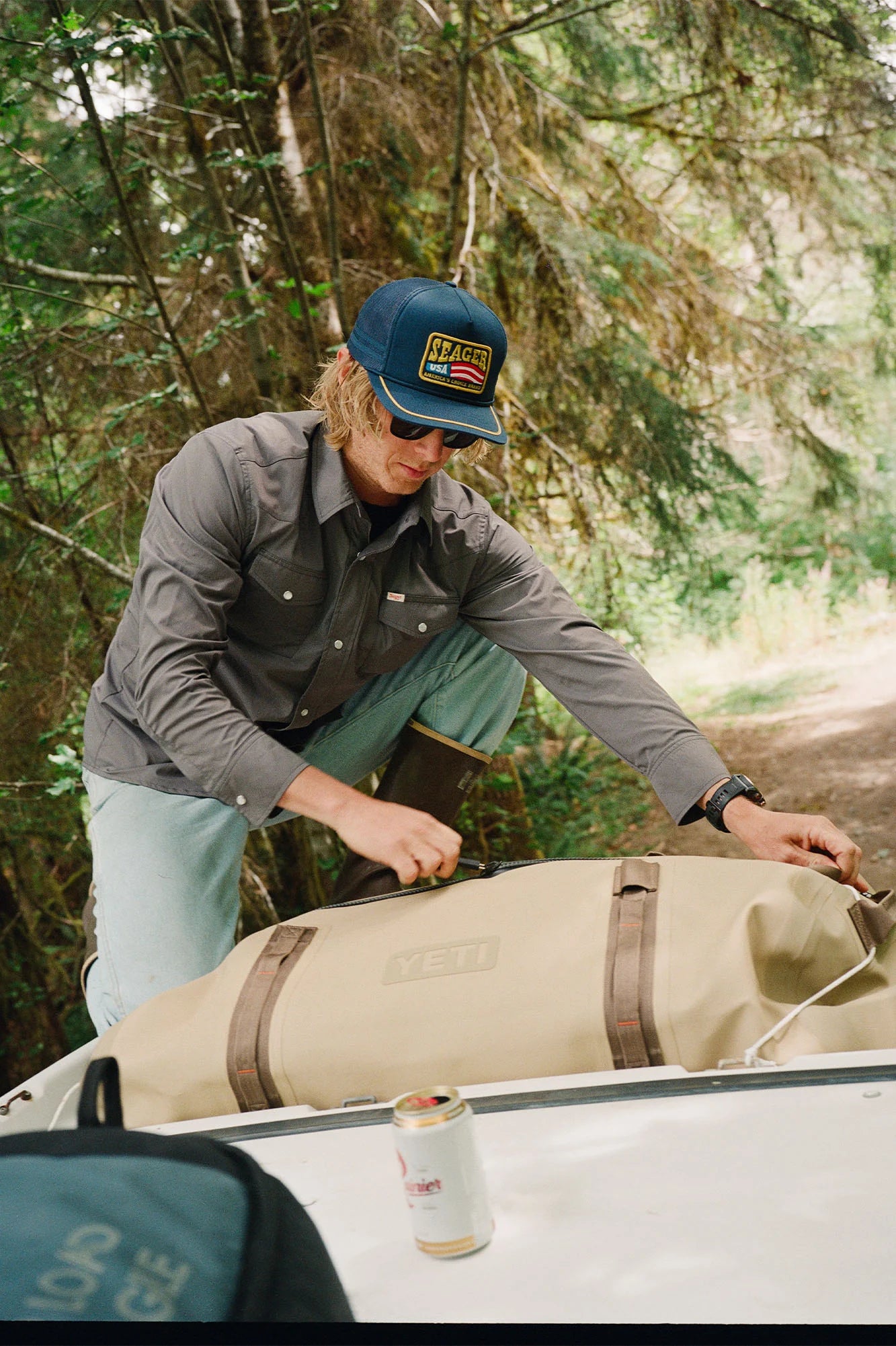 America's Choice Trucker Snapback - Navy