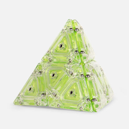 Geode Pyramid - Peridot