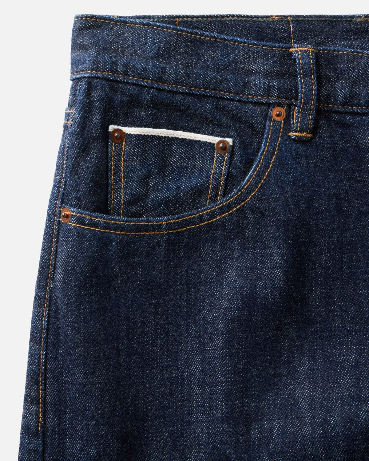 The Democratic Jean - Rinsed Organic Selvedge