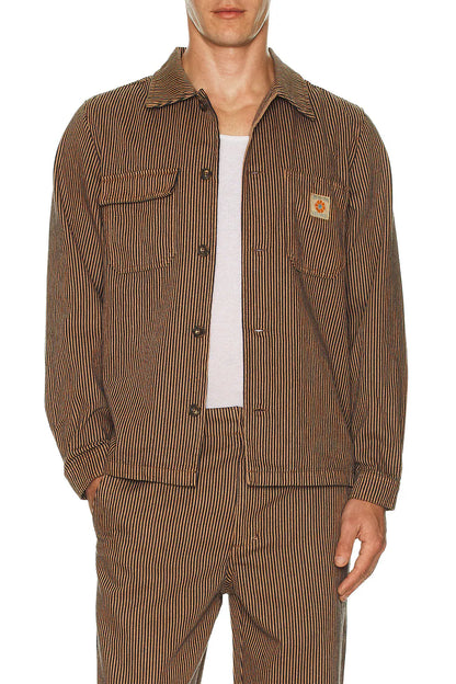 Hickory Stripe Work Shirt