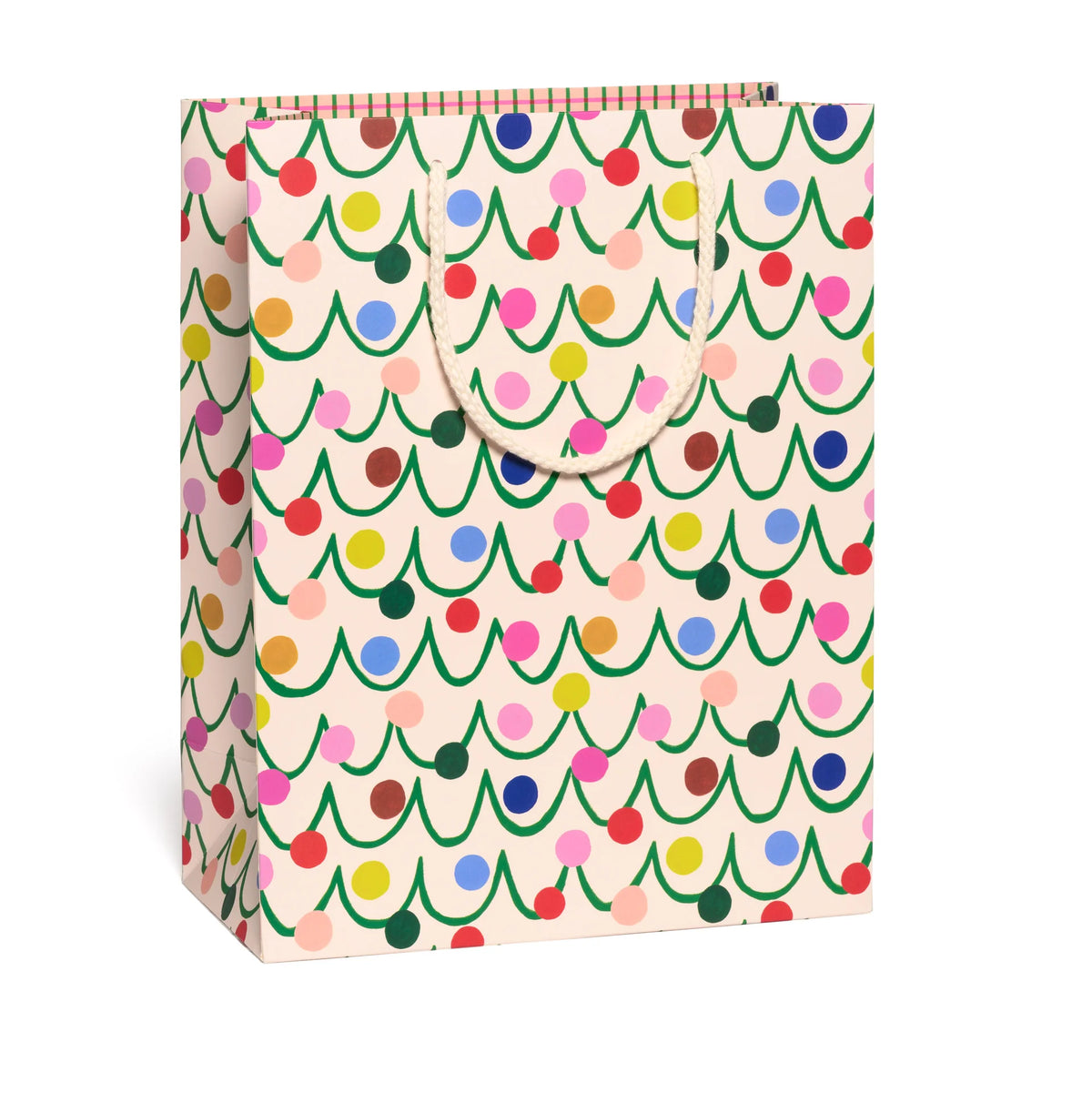 Festive Globes Gift Bag Large